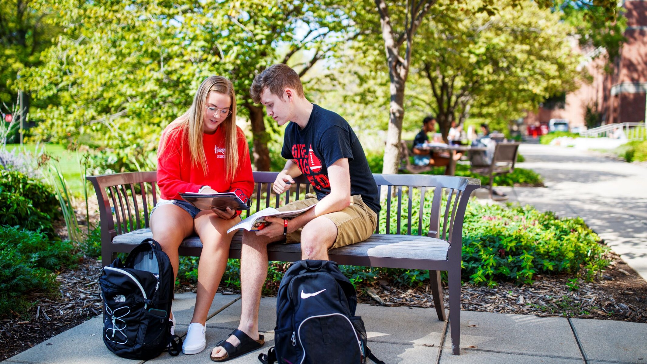 Students outside