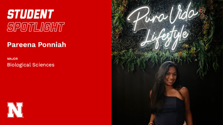 Student spotlight Pareena Ponniah