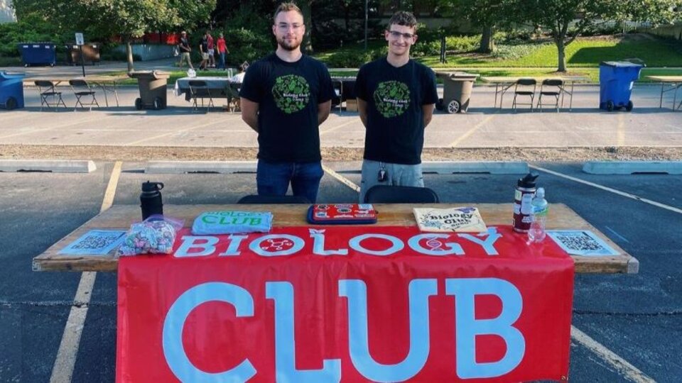 Biology Club table